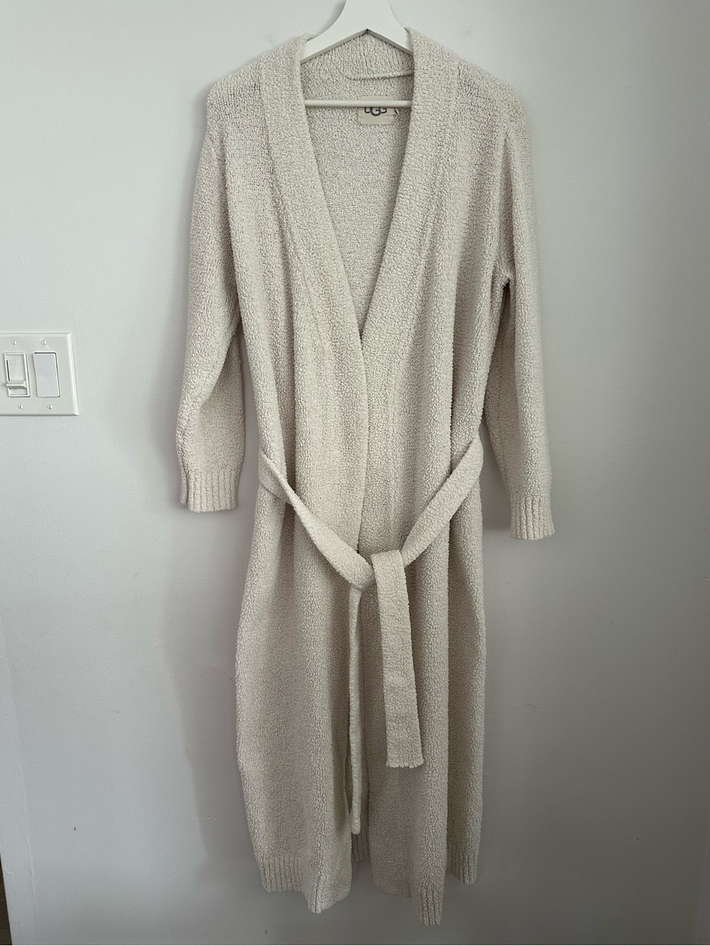 UGG Cream Robe Full Length Oversized Size Small - Picture 5 of 8